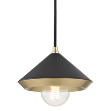 Mitzi by Hudson Valley Lighting H139701S-AGB/BK - Marnie Pendant