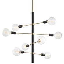 Mitzi by Hudson Valley Lighting H178808-AGB/BK - Astrid Chandelier