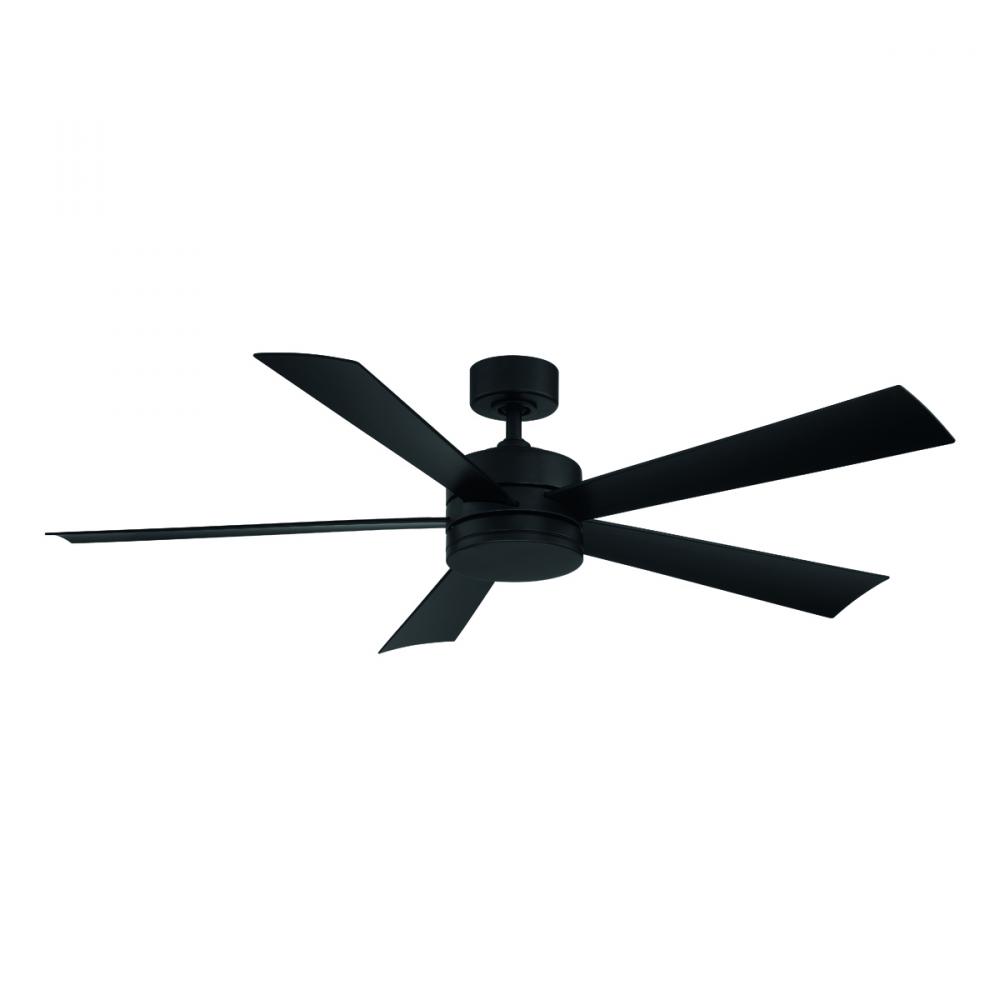 60" 3K-LED Wynd DC Motor Ceiling Fan - Matte Black