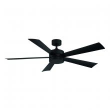 Modern Forms US - Fans Only FR-W1801-60L-MB - 60" 3K-LED Wynd DC Motor Ceiling Fan - Matte Black