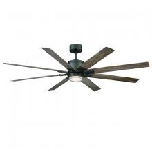 Modern Forms US - Fans Only FR-W2001-66L-OB/BW - 66" DC Motor 3K-LED Renegade - Oil Rubbed Bronze & Barn Wood