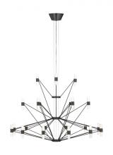 Visual Comfort & Co. Modern Collection SLCH24627BZ - Lassell Three Tier Tall X-Large Chandelier
