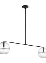 Visual Comfort & Co. Modern Collection SLCH356CPAB-L - Lowing Medium Wide Chandelier