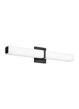 Visual Comfort & Co. Modern Collection 700BCMLN24WBZ-LED930 - 25" 3K-LED Milan 24 Vanity/Sconce - Nightshade Black