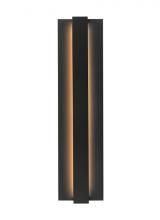 Visual Comfort & Co. Modern Collection 700OWWNDB-LED - 24" 3K-LED Windfall Exterior Wall - Matte Black