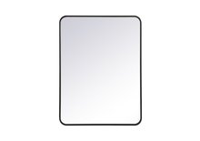 Elegant MR802736BK - 27X36 Rounded Edge Mirror - Black