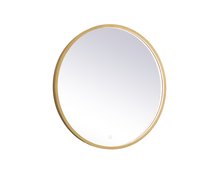 Elegant MRE6028BR - Pier 28 Inch LED Mirror