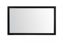 Elegant VM26036BK - Aqua vanity mirror 60x36 inch in black