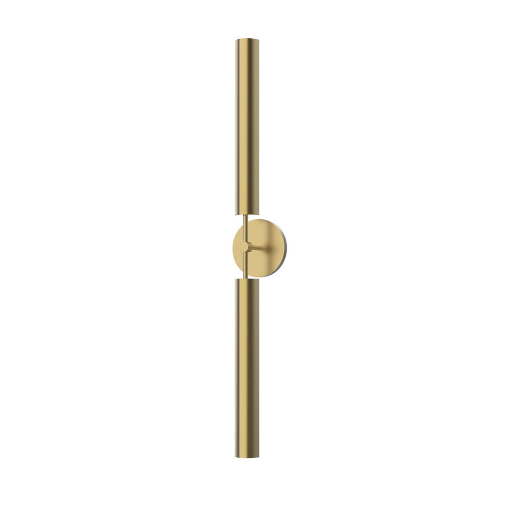 34" 27K-LED Astrid 2-Head Vanity/Sconce - Vintage Brass
