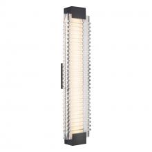 Alora Lighting WV374225UBCR - 25" 27K-LED Alai Vanity - Urban Bronze & Ribbed Glass
