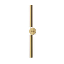 Alora Lighting WV316402VBMS - 34" 27K-LED Astrid 2-Head Vanity/Sconce - Vintage Brass