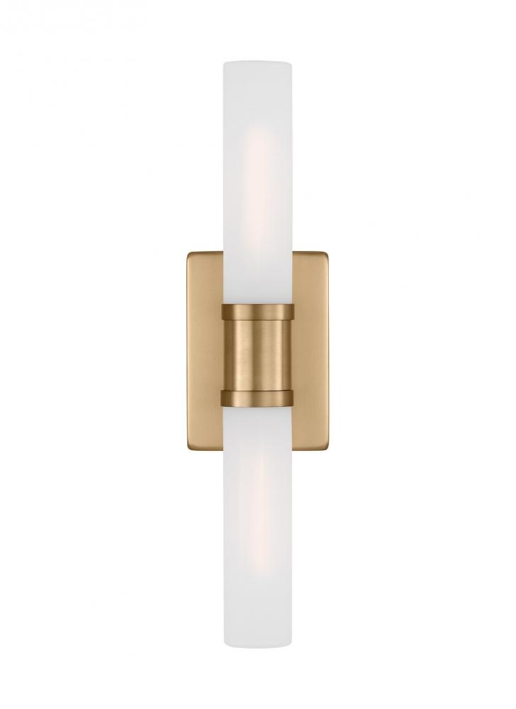 20" 2-Light Keaton Wall Light - Satin Brass