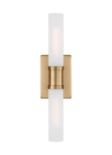Visual Comfort & Co. Studio Collection 4565002-848 - 20" 2-Light Keaton Wall Light - Satin Brass