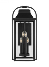 Visual Comfort & Co. Studio Collection OL13202TXB - 27" 4-LIght Wellsworth Ext Wall/Textured Black