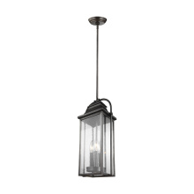 Visual Comfort & Co. Studio Collection OL13209ANBZ - 19" 3-Light Wellsworth Exterior Pendant - Antique Bronze