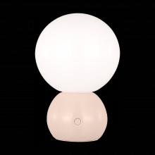 Visual Comfort & Co. Studio Collection KST1231BLH-L1 - 8" 27K-LED Suki Rechargeable Table Lamp - Blush