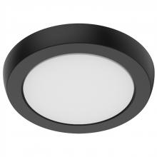 Nuvo 62/1901 - Blink Performer - 8 Watt LED; 5 Inch Round Fixture; Black Finish; 5 CCT Selectable
