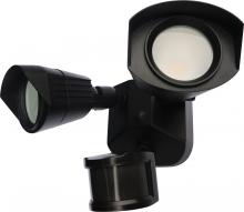 Nuvo 65/215 - 3K-LED Dual Head Security Light with Motion Sensor