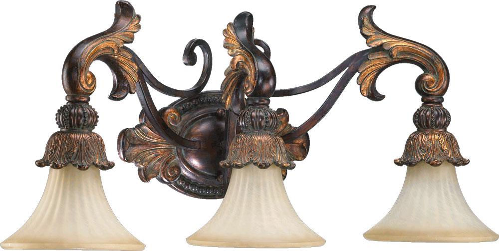 Madeleine 3-Light Vanity - Corsican Gold