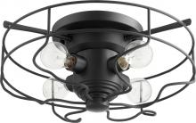 Quorum 3905-17-69 - 18" 4-Light Vintage Ceiling Mount -Textured Black