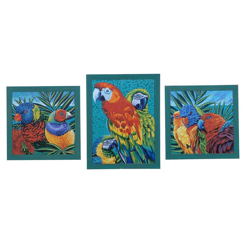 Crestview Collection Birds in Paradise 1,2,3 (set)
