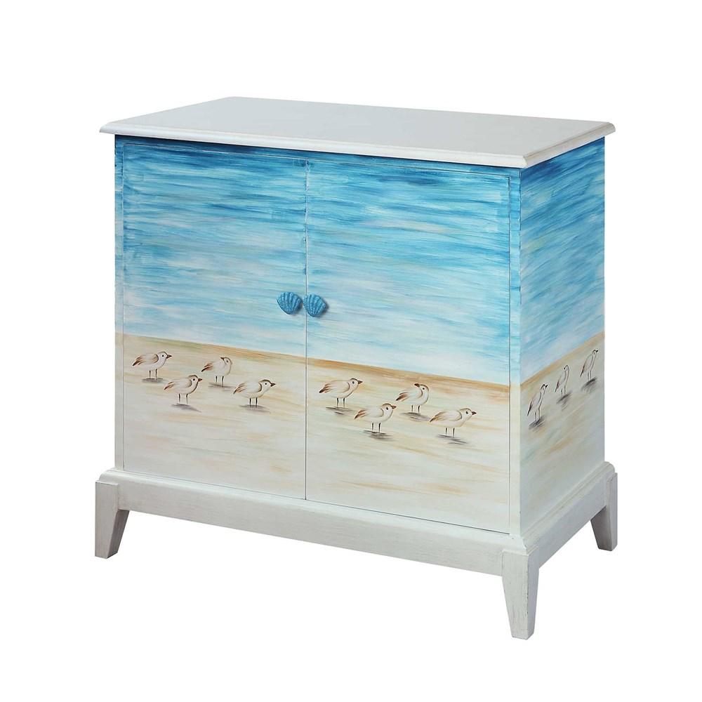 Crestview Collection Key West 2 Door Sandpiper Cabinet