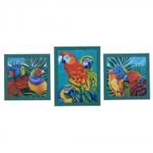 Crestview Collection CVA3523 - Crestview Collection Birds in Paradise 1,2,3 (set)