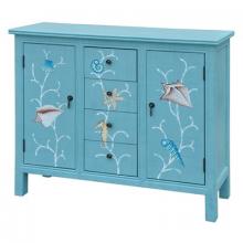 Crestview Collection CVFZR1482 - Crestview Collection Coral Reef Aqua Cupboard