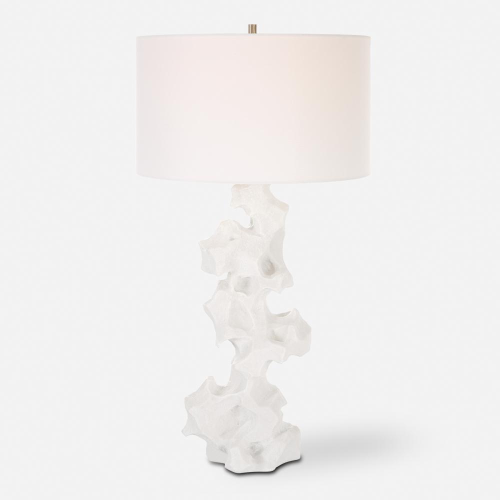 Uttermost Remnant White Marble Table Lamp