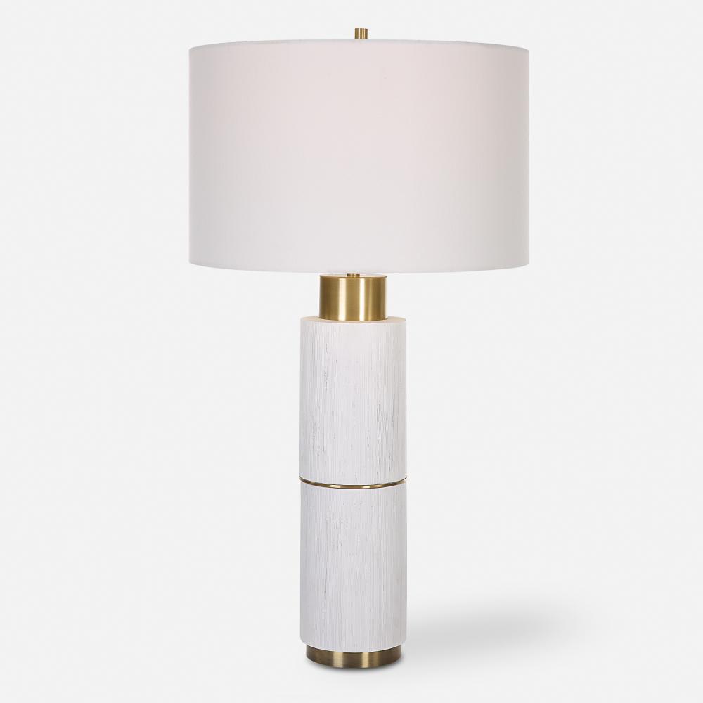 Uttermost Ruse Whitewashed Table Lamp