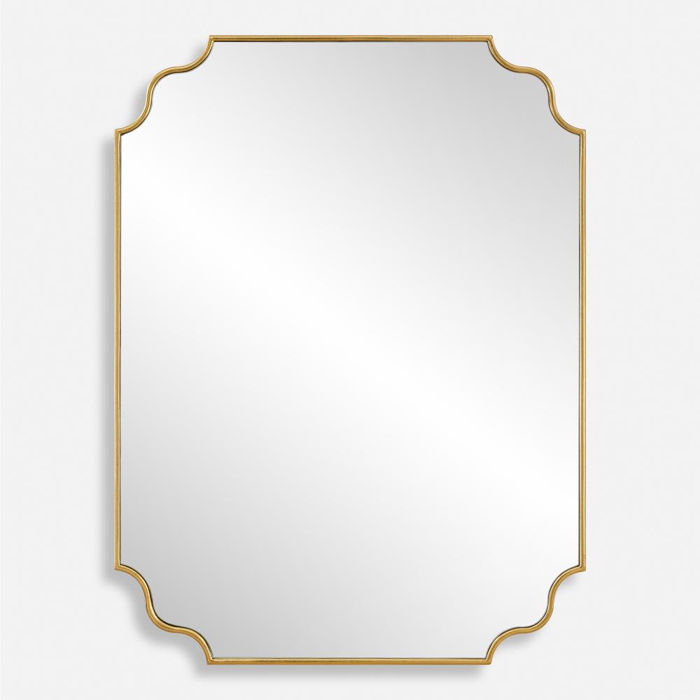 30x40 Lennyn Mirror - Antique Gold Leaf