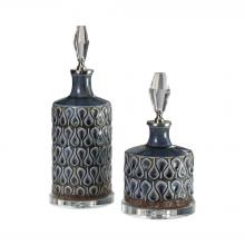 Uttermost 18886 - Uttermost Varuna Cobalt Blue Bottles S/2