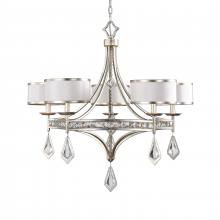 Uttermost 21268 - Uttermost Tamworth 5 Light Silver Champagne Chandelier