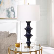 Uttermost 30196 - Uttermost Coil Sculpted Blue Table Lamp