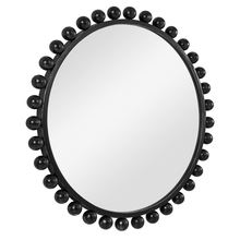 Uttermost 09694 - 44" Cyra Round Mirror - Black