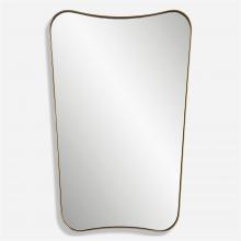 Uttermost 09787 - 22X34 Belvoir Curved Mirror - Antique Brass