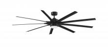 Fanimation FPD8159BLW - 84" DC Motor Wet-Rated CCT-LED Odyn Ceiling Fan - Black