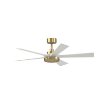 Fanimation FPD8570BS - 52" DC Motor Up/Down CCT-LED TorchAire - Brushed Satin Brass with White Blades