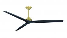 Fanimation MAD6721BS - Spitfire DC Motor - Brushed Satin Brass