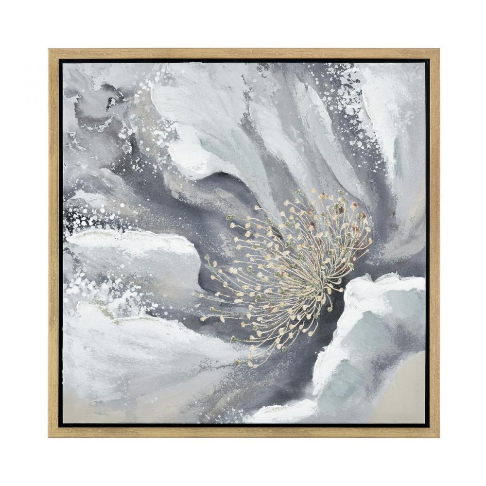 24X24 Bowie Bloom I Wall Art - Gold Frame