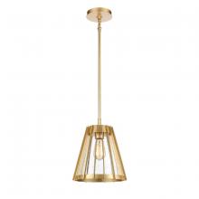ELK Home 82105/1 - Open Louvers 10'' Wide 1-Light Pendant - Champagne Gold