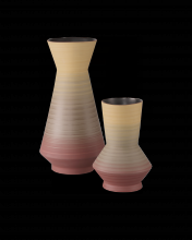 Currey 1200-0880 - Happy 80's Red & Yellow Vase Set of 2