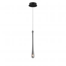 ET2 E24211-138BK - 2" 3K-LED Stillo Pendant - Matte Black & Smoke