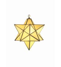 Meyda White 12114 - 18" Wide Moravian Star Pendant