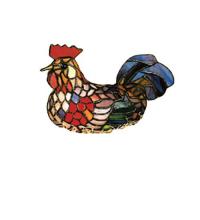 Meyda White 156958 - 6.5"H Rooster Accent Lamp